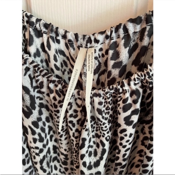 Anthropologie Breezy Wide-Leg Jumpsuit Size Small Animal print - Picture 4 of 6